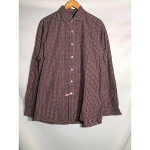 Polo Ralph Lauren‎ Westerton Shirt Mens L Vintage Fine Two-Ply 100's Pink Plaid